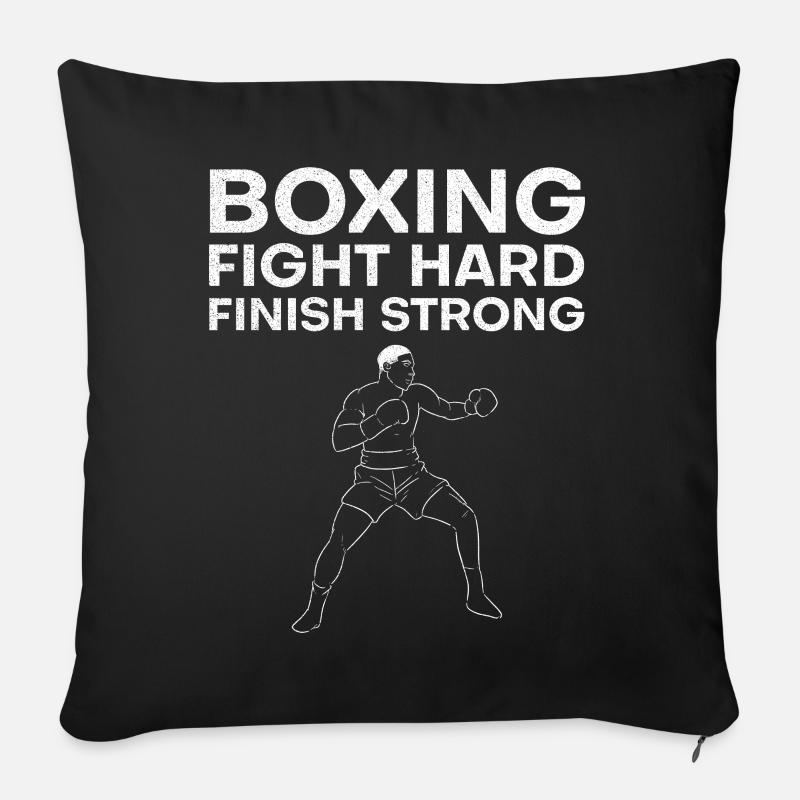 Boxen - Sofakissenbezug 45 x 45 cm - Schwarz