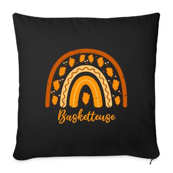 Voted Best Basketball Player | Basketteu Gift Idea - Sofa pillowcase 17,3'' x 17,3'' (45 x 45 cm) - black - Front