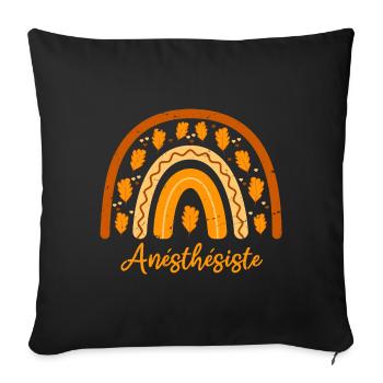 Elue meilleure anésthésiste | anésthésiste - Housse de coussin décorative 45 x 45 cm - noir - Devant