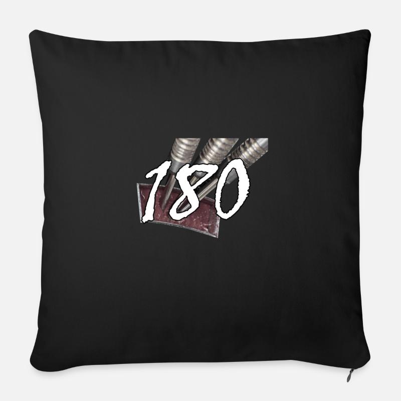 Darts WM 180 - Sofakissenbezug 45 x 45 cm - Schwarz