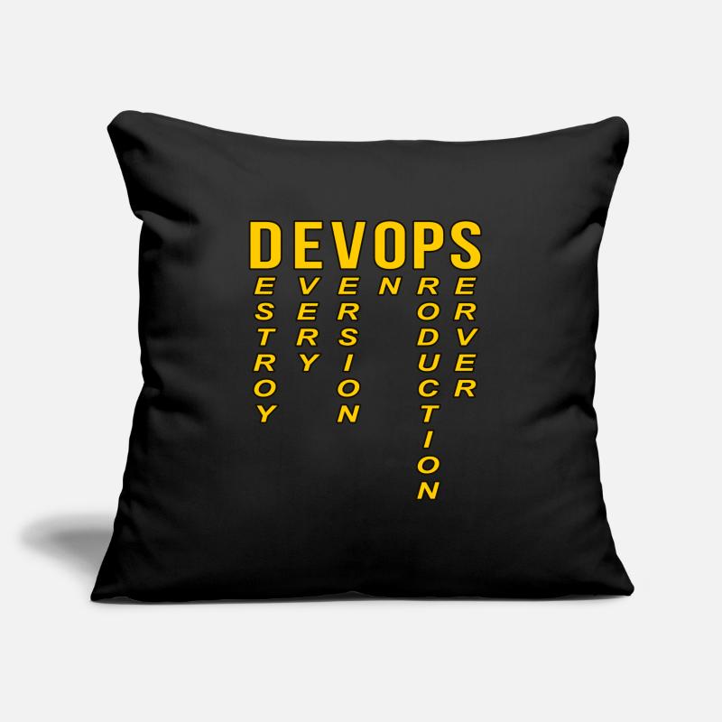 Devops Definition of Technical Computer Sofa pillowcase 17,3'' x 17,3'' (45 x 45 cm)