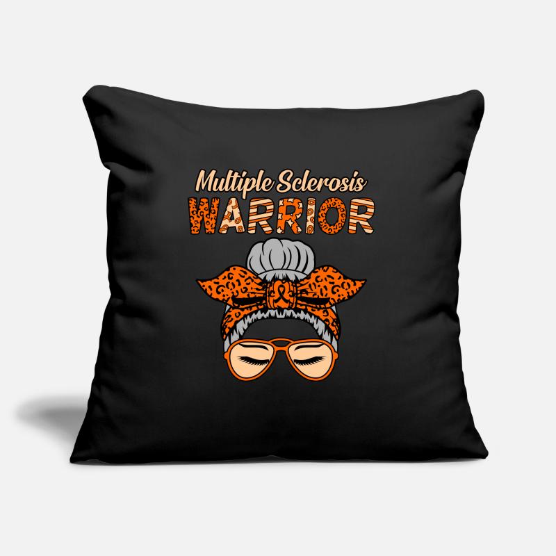 Multiple sclerosis warrior ms consciousness graph Sofa pillowcase 17,3'' x 17,3'' (45 x 45 cm)