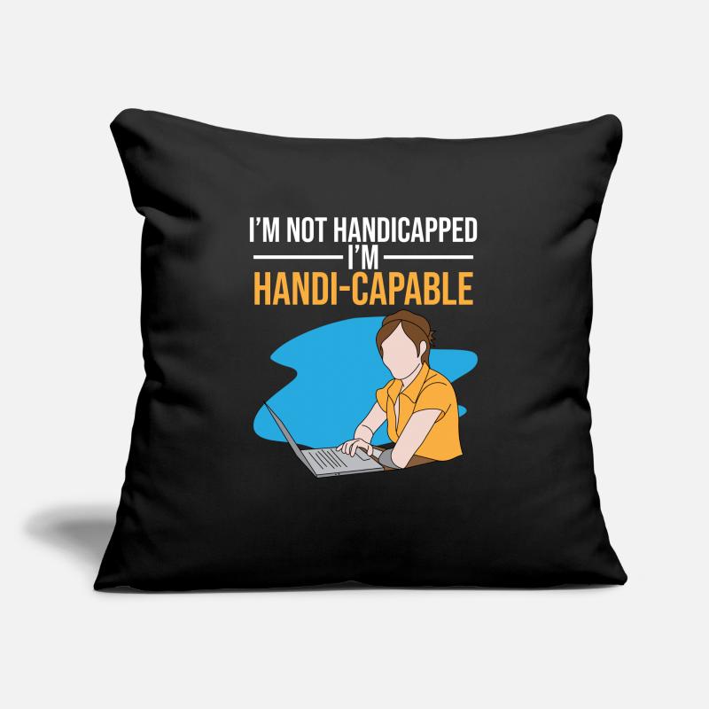 Amputee I'm Handi-capable arm prosthesis Sofa pillowcase 17,3'' x 17,3'' (45 x 45 cm)