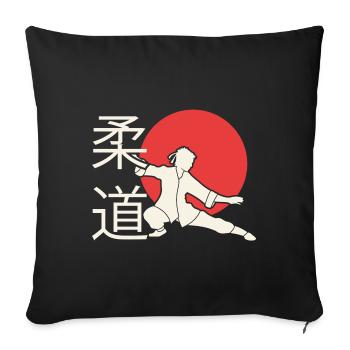 Judo. Judo-Geschenkidee. Kampfsport-Geschenk. - Sofakissenbezug 45 x 45 cm - Schwarz - Vorne