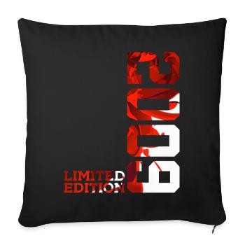 17E ANNIVERSAIRE 17 ANS ÉDITION LIMITÉE 2009 - Housse de coussin décorative 45 x 45 cm - noir - Devant