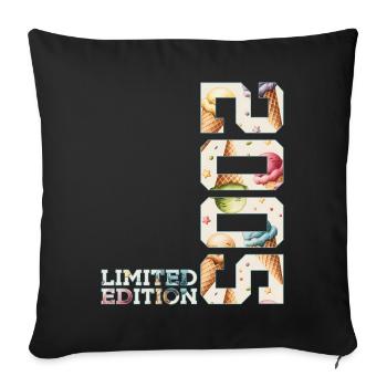 LIMITED EDITION 2005 21 JAHRE EIS 21. GEBURTSTAG - Housse de coussin décorative 45 x 45 cm - noir - Devant