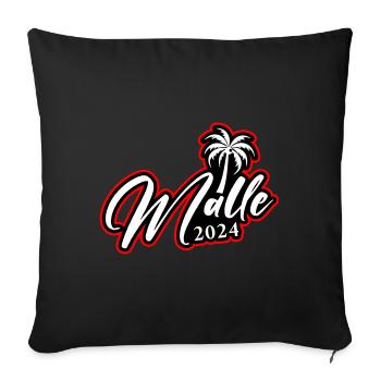 Malle 2024 Palma de Majorque - Housse de coussin décorative 45 x 45 cm - noir - Devant