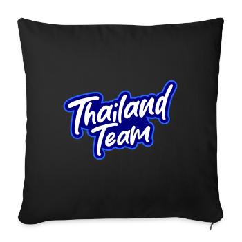 Thailand Team - Sofa pillowcase 17,3'' x 17,3'' (45 x 45 cm) - black - Front