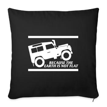 Earth Gift Offroad Vehicle SUV - Sofa pillowcase 17,3'' x 17,3'' (45 x 45 cm) - black - Front