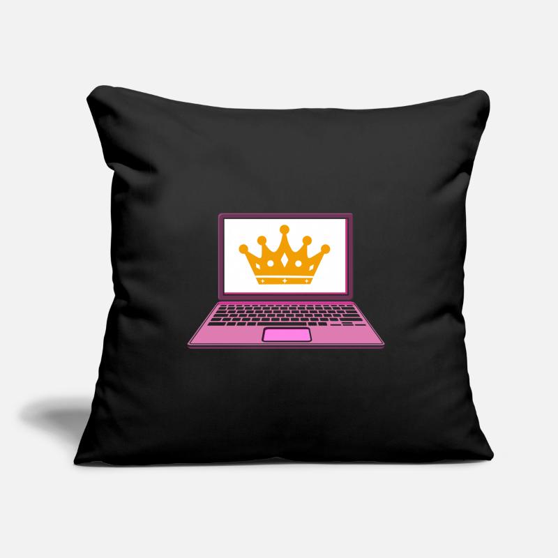 Computer crown queen programmer Sofa pillowcase 17,3'' x 17,3'' (45 x 45 cm)
