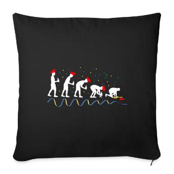 Carnaval Evolution carnaval - Housse de coussin décorative 45 x 45 cm - noir - Devant
