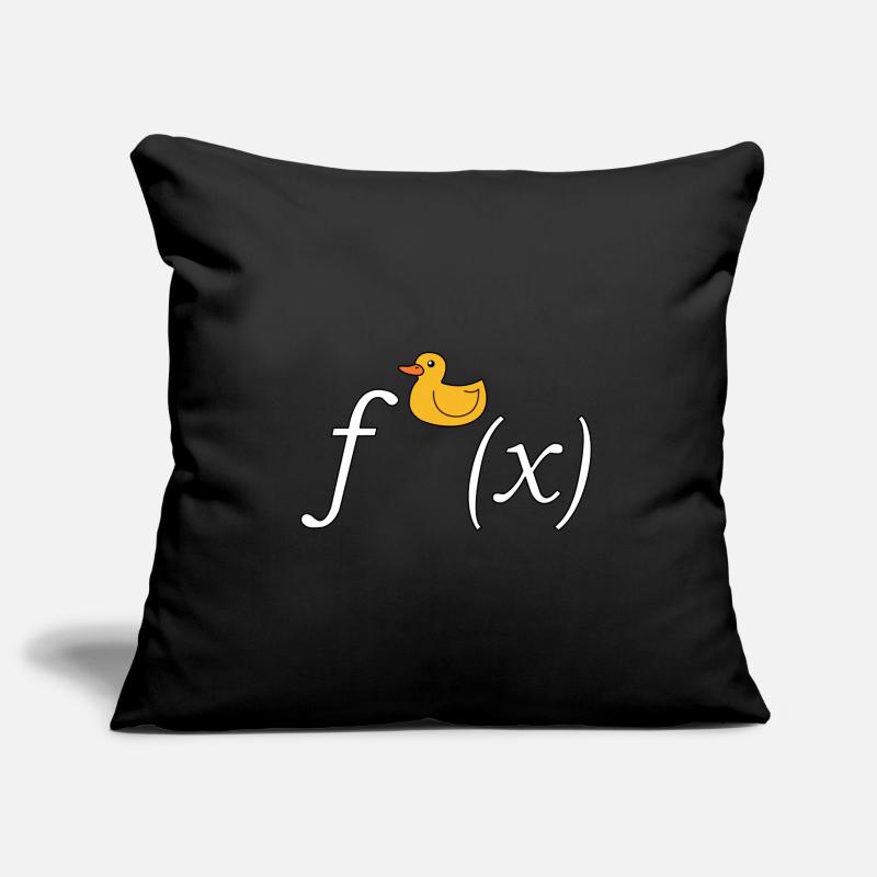 Duck derivation math joke (without text) Sofa pillowcase 17,3'' x 17,3'' (45 x 45 cm)