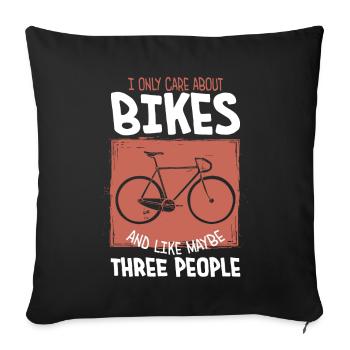 Racer - Sofa pillowcase 17,3'' x 17,3'' (45 x 45 cm) - black - Front