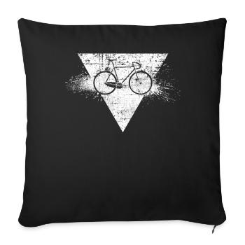 Racer - Sofa pillowcase 17,3'' x 17,3'' (45 x 45 cm) - black - Front