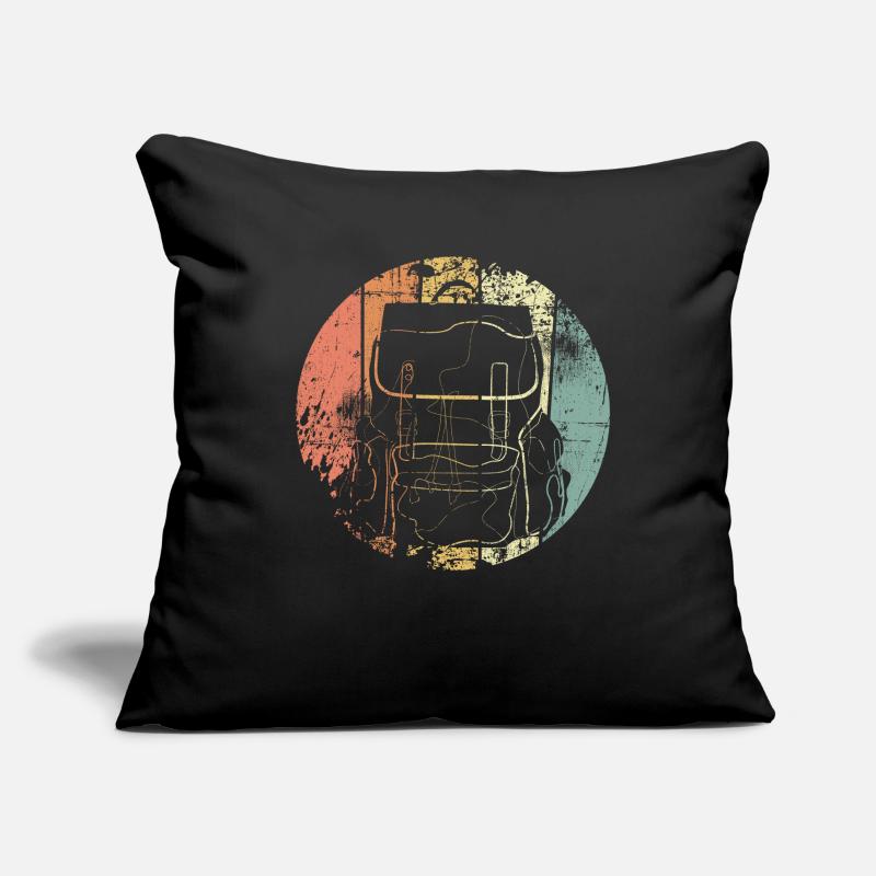 Backpacker Trips Sofa pillowcase 17,3'' x 17,3'' (45 x 45 cm)
