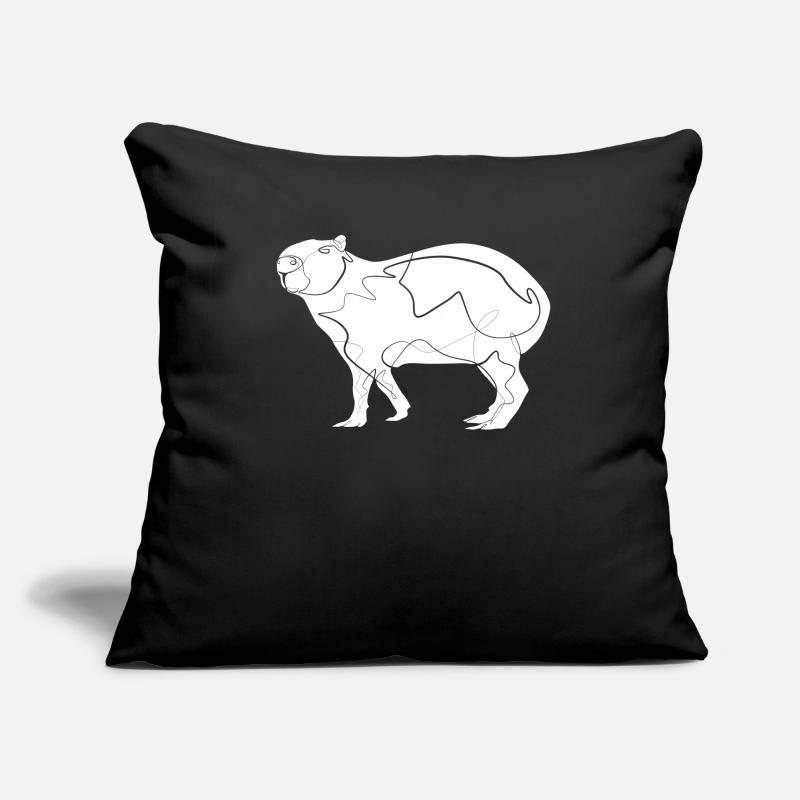 Capybara Sofakissenbezug 45 x 45 cm
