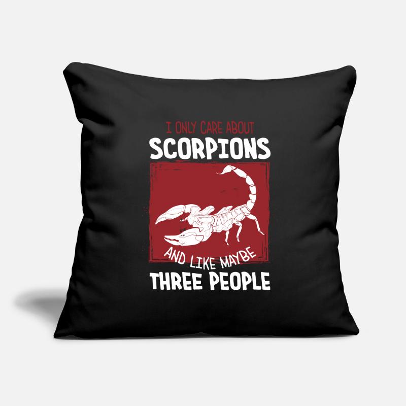 Scorpion Housse de coussin décorative 45 x 45 cm