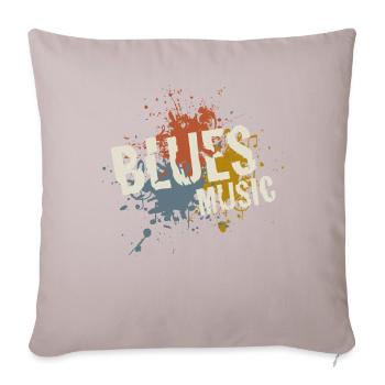 Blues - Sofa pillowcase 17,3'' x 17,3'' (45 x 45 cm) - light taupe - Front