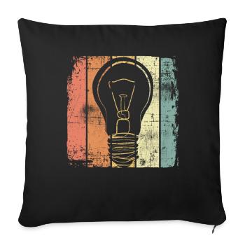 Geek - Housse de coussin décorative 45 x 45 cm - noir - Devant