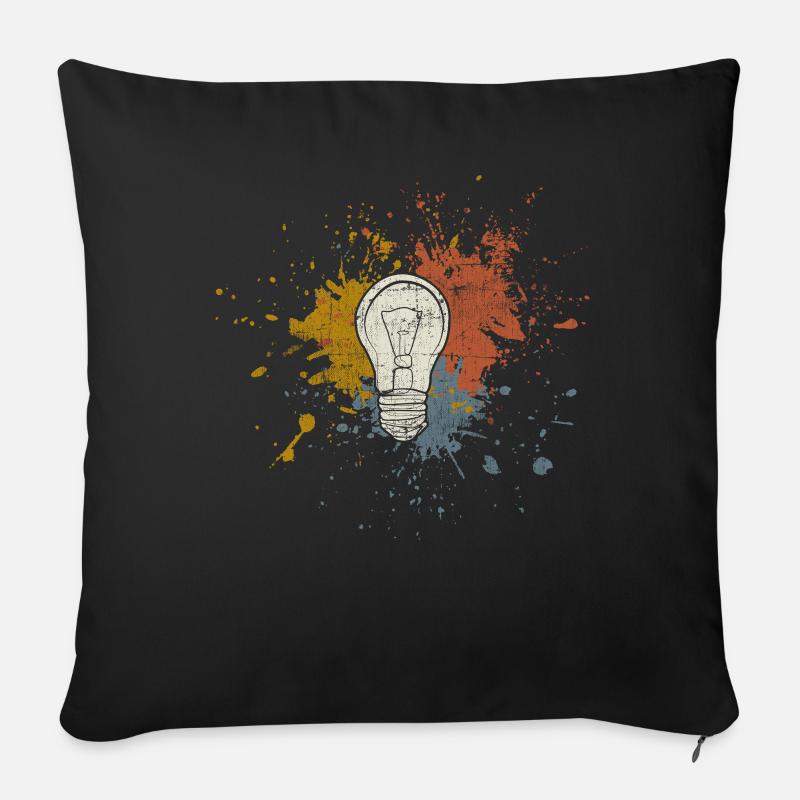 Nerd schlau - Sofakissenbezug 45 x 45 cm - Schwarz