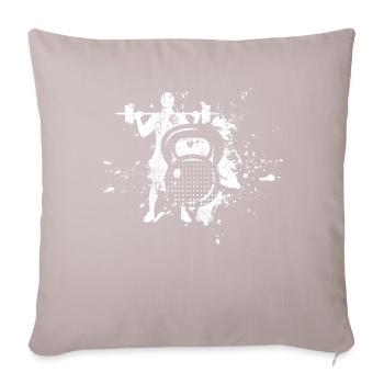 Kraftsport - Sofakissenbezug 45 x 45 cm - helles Taupe - Vorne