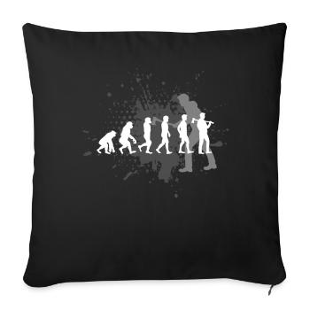 Lumberjack - Sofa pillowcase 17,3'' x 17,3'' (45 x 45 cm) - black - Front