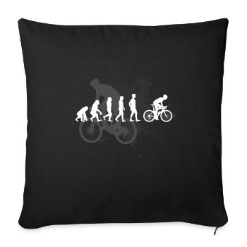 racer - Sofa pillowcase 17,3'' x 17,3'' (45 x 45 cm) - black - Front