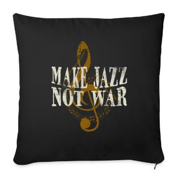 Jazz - Sofakissenbezug 45 x 45 cm - Schwarz - Vorne