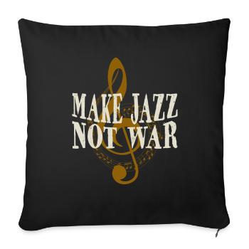 Jazz - Sofakissenbezug 45 x 45 cm - Schwarz - Vorne