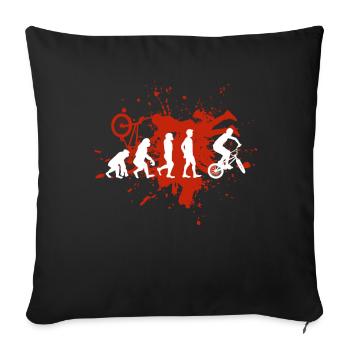 BMX - Sofakissenbezug 45 x 45 cm - Schwarz - Vorne
