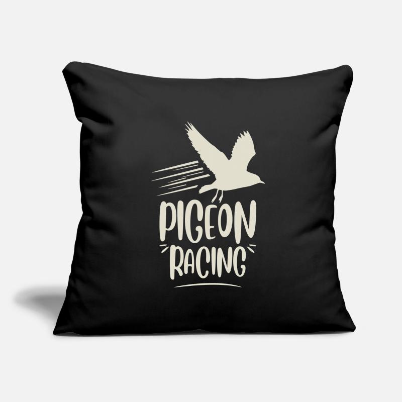 Pigeon de course pigeon de course Housse de coussin décorative 45 x 45 cm
