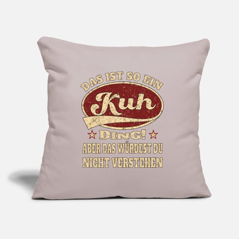 Kuh das ist so ein Kuh ding Sofakissenbezug 45 x 45 cm