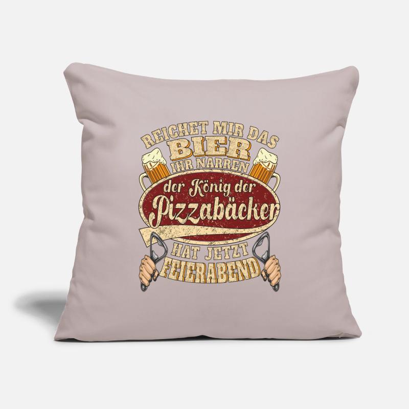 Pizzabäcker Bier Feierabend Sofakissenbezug 45 x 45 cm
