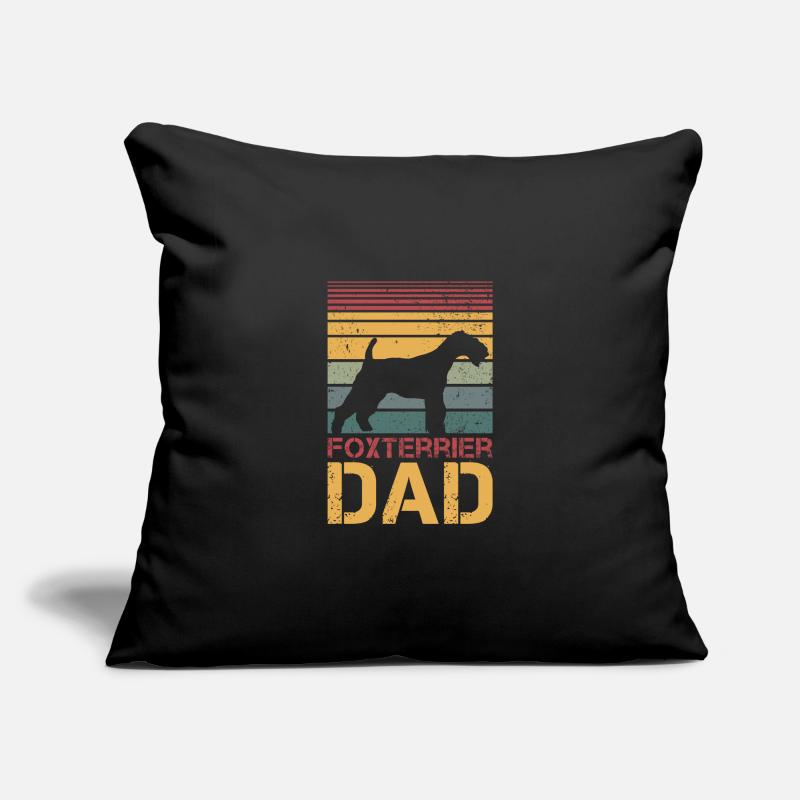 Fox Terrier Dad Sofa pillowcase 17,3'' x 17,3'' (45 x 45 cm)