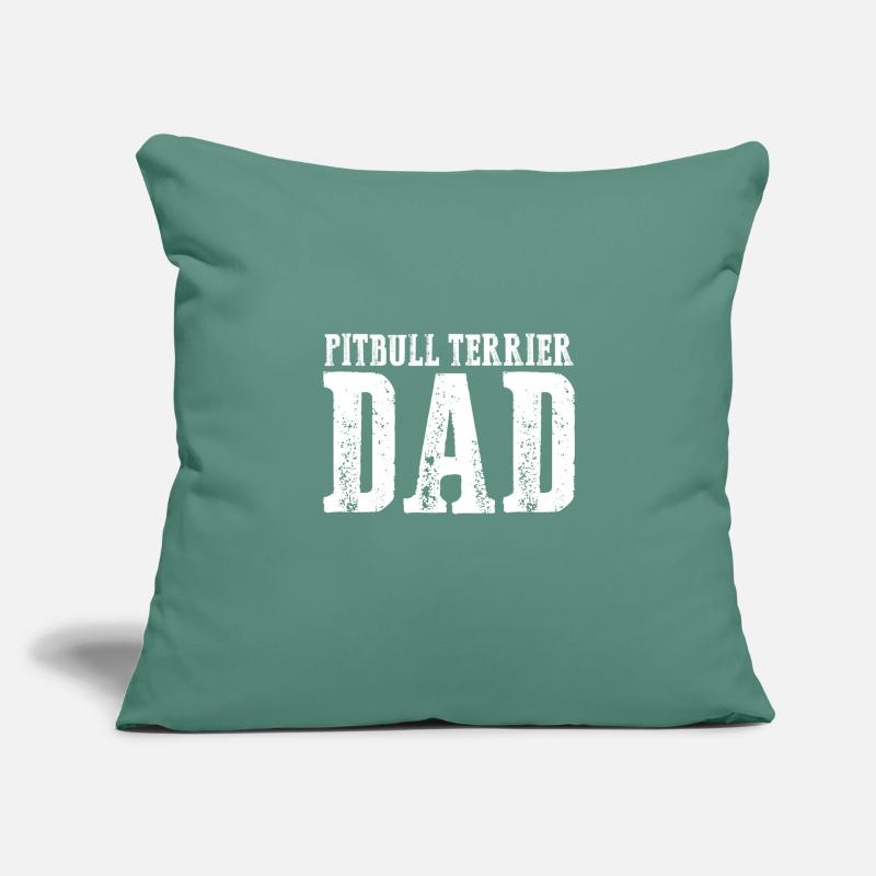 Pitbull Terrier Dad Sofakissenbezug 45 x 45 cm
