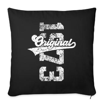 53RD BIRTHDAY ORIGINAL 1973 - Sofa pillowcase 17,3'' x 17,3'' (45 x 45 cm) - black - Front