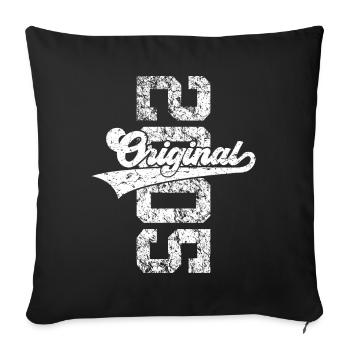 21ST BIRTHDAY ORIGINAL 2005 - Sofa pillowcase 17,3'' x 17,3'' (45 x 45 cm) - black - Front