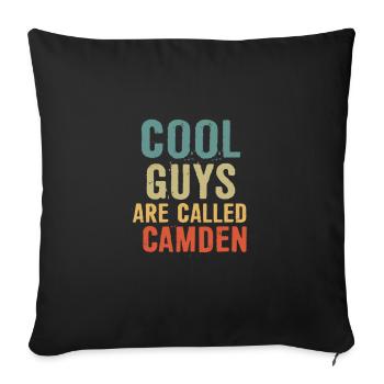 Les mecs cool sont appelés camden - Housse de coussin décorative 45 x 45 cm - noir - Devant