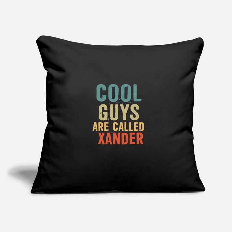 Les mecs cool s’appellent xander Housse de coussin décorative 45 x 45 cm