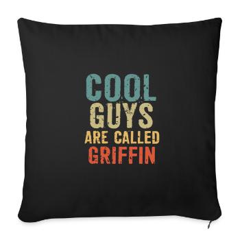 Cool guys are called Griffin - Sofakissenbezug 45 x 45 cm - Schwarz - Vorne