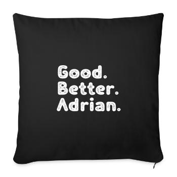 Good better Adrian - Sofakissenbezug 45 x 45 cm - Schwarz - Vorne