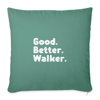 Good better Walker - Sofakissenbezug 45 x 45 cm - Tanngrün - Vorne