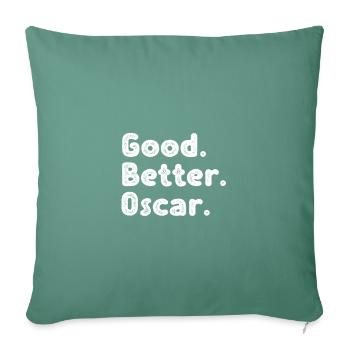 Good better Oscar - Sofa pillowcase 17,3'' x 17,3'' (45 x 45 cm) - cypress green - Front
