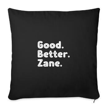 Good better Zane - Sofakissenbezug 45 x 45 cm - Schwarz - Vorne