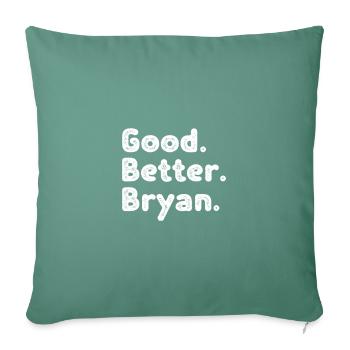 Good better Bryan - Sofakissenbezug 45 x 45 cm - Tanngrün - Vorne