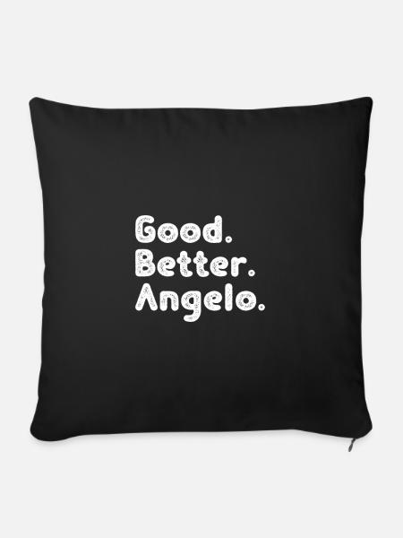 Good better Angelo - Sofakissenbezug 45 x 45 cm - Schwarz