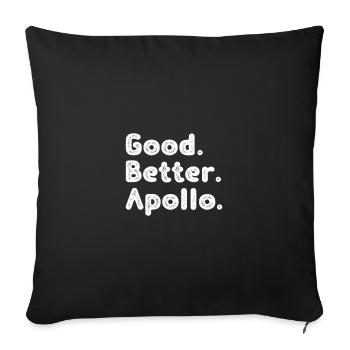 Good better Apollo - Sofakissenbezug 45 x 45 cm - Schwarz - Vorne