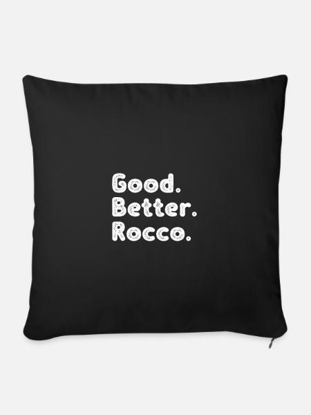 Good better Rocco - Sofakissenbezug 45 x 45 cm - Schwarz