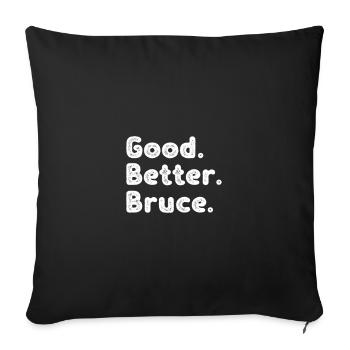 Bon meilleur Bruce - Housse de coussin décorative 45 x 45 cm - noir - Devant