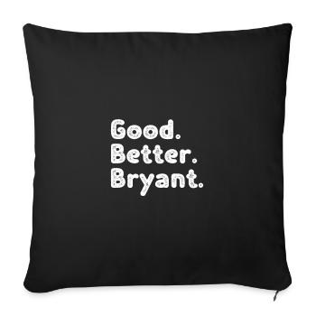 Good better Bryant - Sofakissenbezug 45 x 45 cm - Schwarz - Vorne